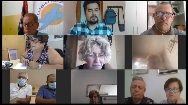 Reunión telemática de la concejala Auri Saavedra con colectivos ciudadanos de Telde (Foto TA)